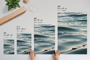Poster kunstdruck Ruhige Wellen