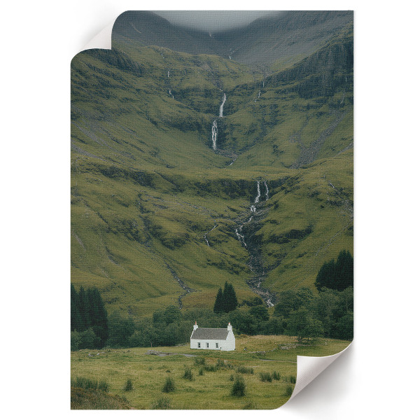 Kunstdruck poster Berglandschaft
