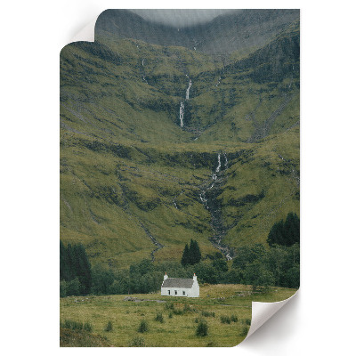 Kunstdruck poster Berglandschaft