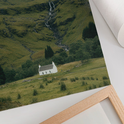 Kunstdruck poster Berglandschaft