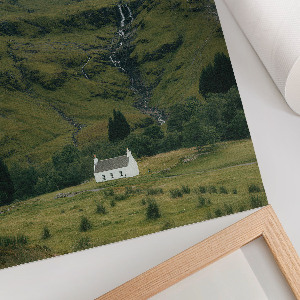 Kunstdruck poster Berglandschaft