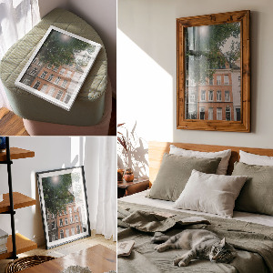 Bilder poster Natur des Mietshauses