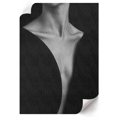 Poster kunstdruck Minimalistisches Porträt