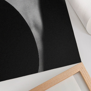 Poster kunstdruck Minimalistisches Porträt