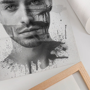 Kunstdruck poster Attraktiver Mann