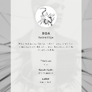 Retro plagát Monochromatický portrét