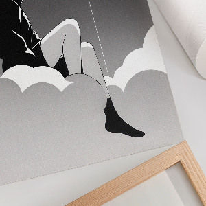 Plagát do obývačky Dievča a balón