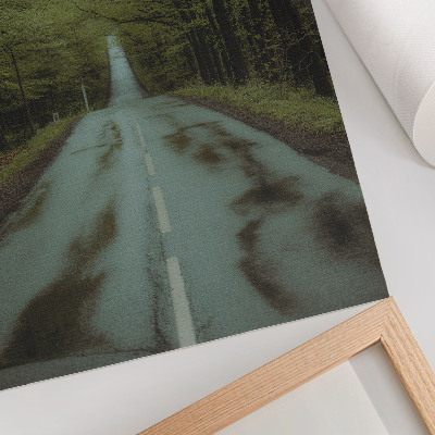 Poster leinwand Waldreise