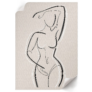 Bilder poster Weibliche Silhouette