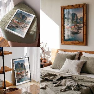 Retro plagát Horská osada