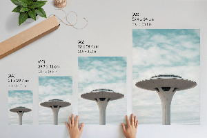 Kunstdruck-Poster mit Motiv moderner Architektur