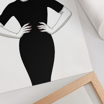 Poster kunstdruck Tigerfrau