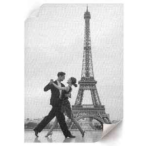 Retro-Poster „Tanzen in Paris”