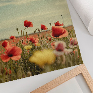 Kunstdruckposter mit Sommerblumenmotiv
