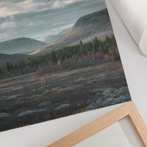 Bilderposter mit Bergtal-Motiv