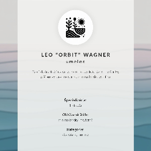 Retro plagát Horská krajina