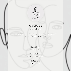 Plagát do izby Ženy s linkovou grafikou