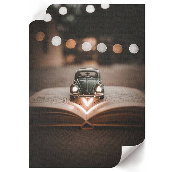 Poster auf leinwand Ein Buch über Abenteuer