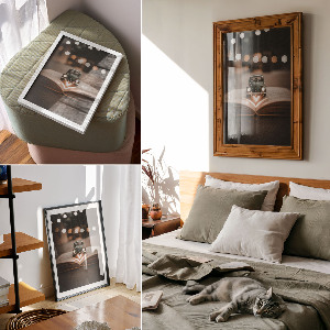 Poster auf leinwand Ein Buch über Abenteuer