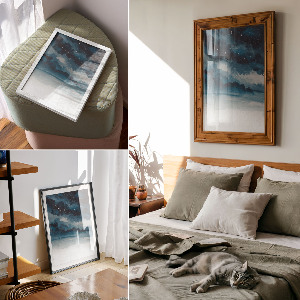 Poster leinwand Nachthimmel