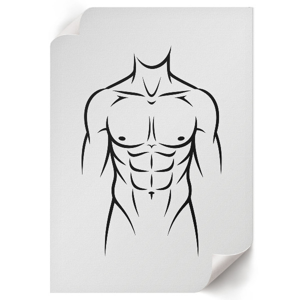 Poster leinwand Minimalistische Silhouette