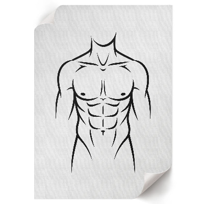 Poster leinwand Minimalistische Silhouette