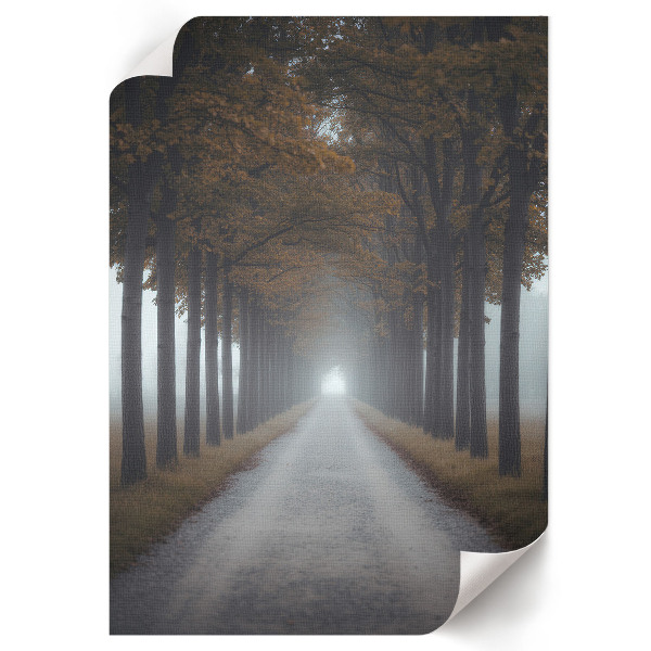 Poster Kunstdruck „Nebelgasse“