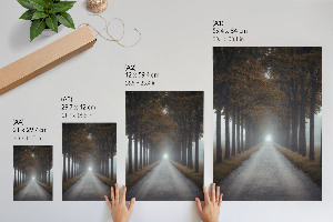 Poster Kunstdruck „Nebelgasse“