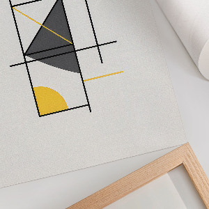 Kunstdruck Poster im Stil stilvoller Geometrie