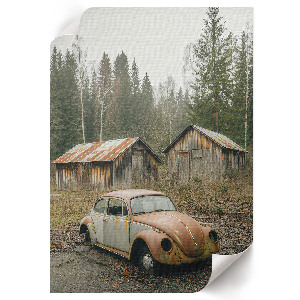 Kunstdruck Poster mit Motiv Autounfall