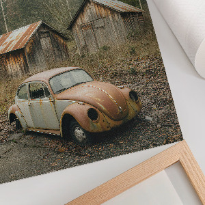 Kunstdruck Poster mit Motiv Autounfall