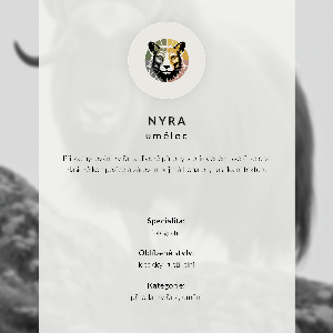 Poster-Leinwand mit Motiv einer Waldeule