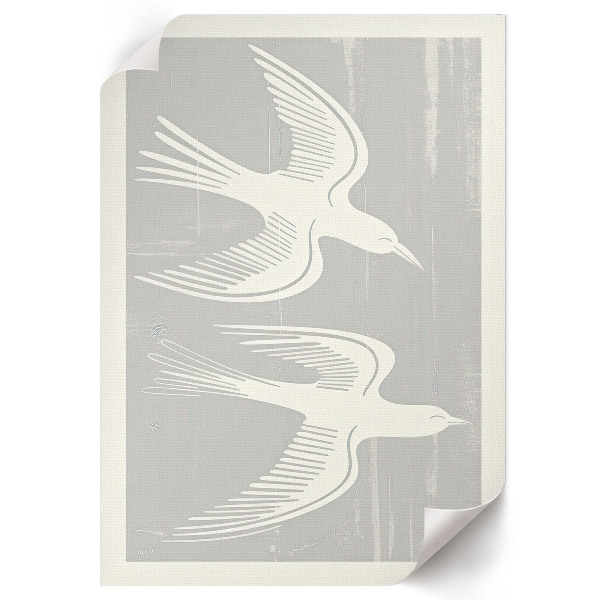 Wand poster Minimalistische Vögel