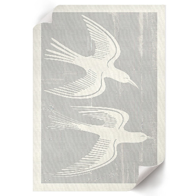 Wand poster Minimalistische Vögel