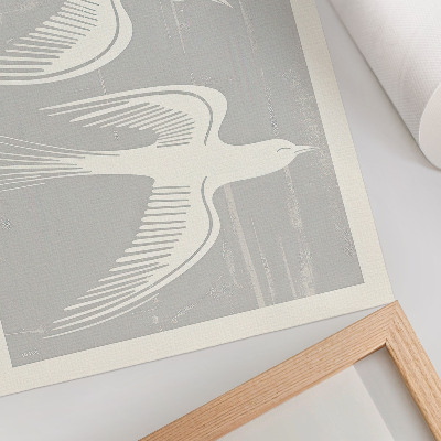 Wand poster Minimalistische Vögel