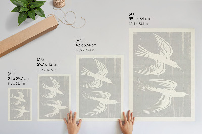 Wand poster Minimalistische Vögel