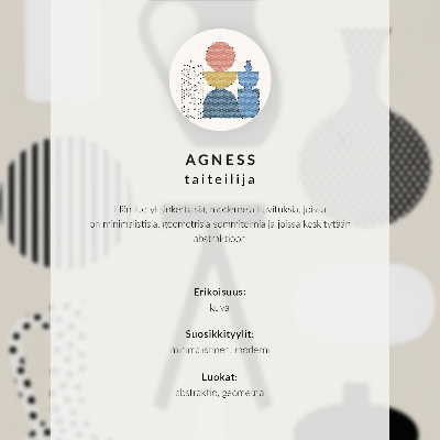 Kunstdruck poster Geometrische Muster