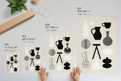 Kunstdruck poster Geometrische Muster