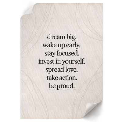 Bilder poster Motivation im Alltag