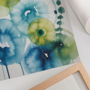 Wandposter mit bunten Flecken