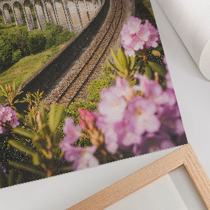 Bilderposter mit friedlicher Landschaft