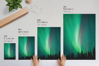 Poster leinwand Nordlicht