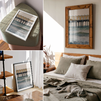 Poster kunstdruck Meerblick
