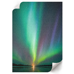 Poster mit Motiv Nordlicht