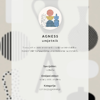 Kunstdruck poster Geometrische Eleganz