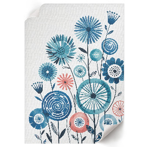 Bilder-Poster mit Blumenarrangement