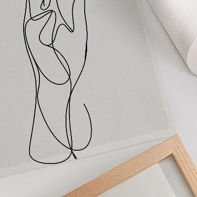 Poster kunstdruck Gerade Hand