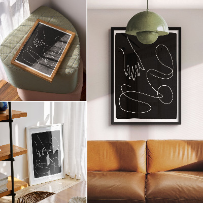 Wand poster Abstrakte Linien