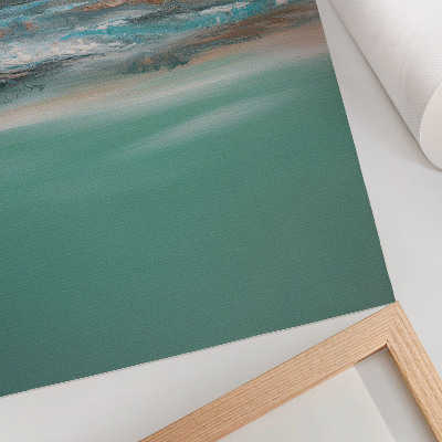 Kunstdruck leinwand Eine friedliche Landschaft