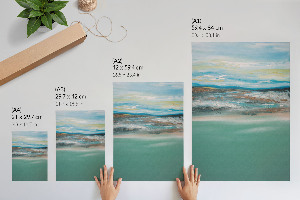 Kunstdruck auf Leinwand mit einer friedlichen Landschaft